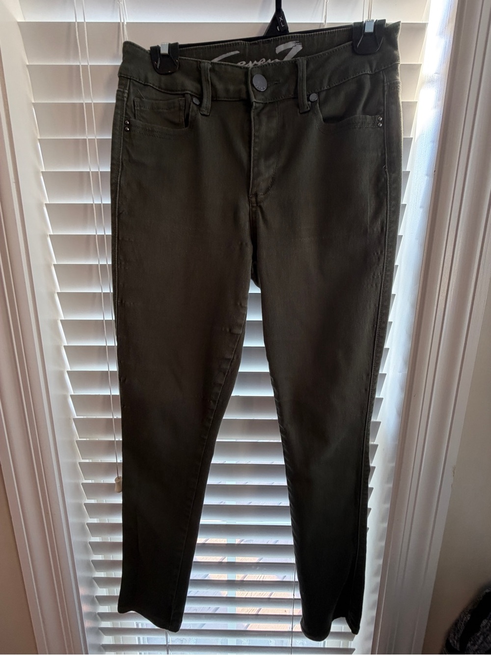 Women’s Seven brand Olive Green Skinny Jeans